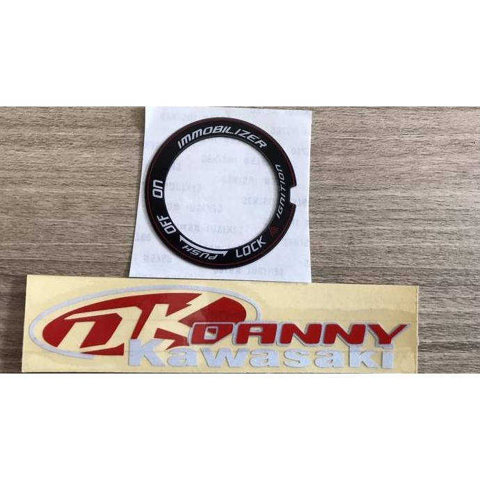 Stiker tutup kunci z800 mark igniter z800