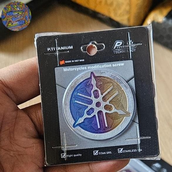 emblem logo yamaha titanium nmax aerox original p.titanium vietnam