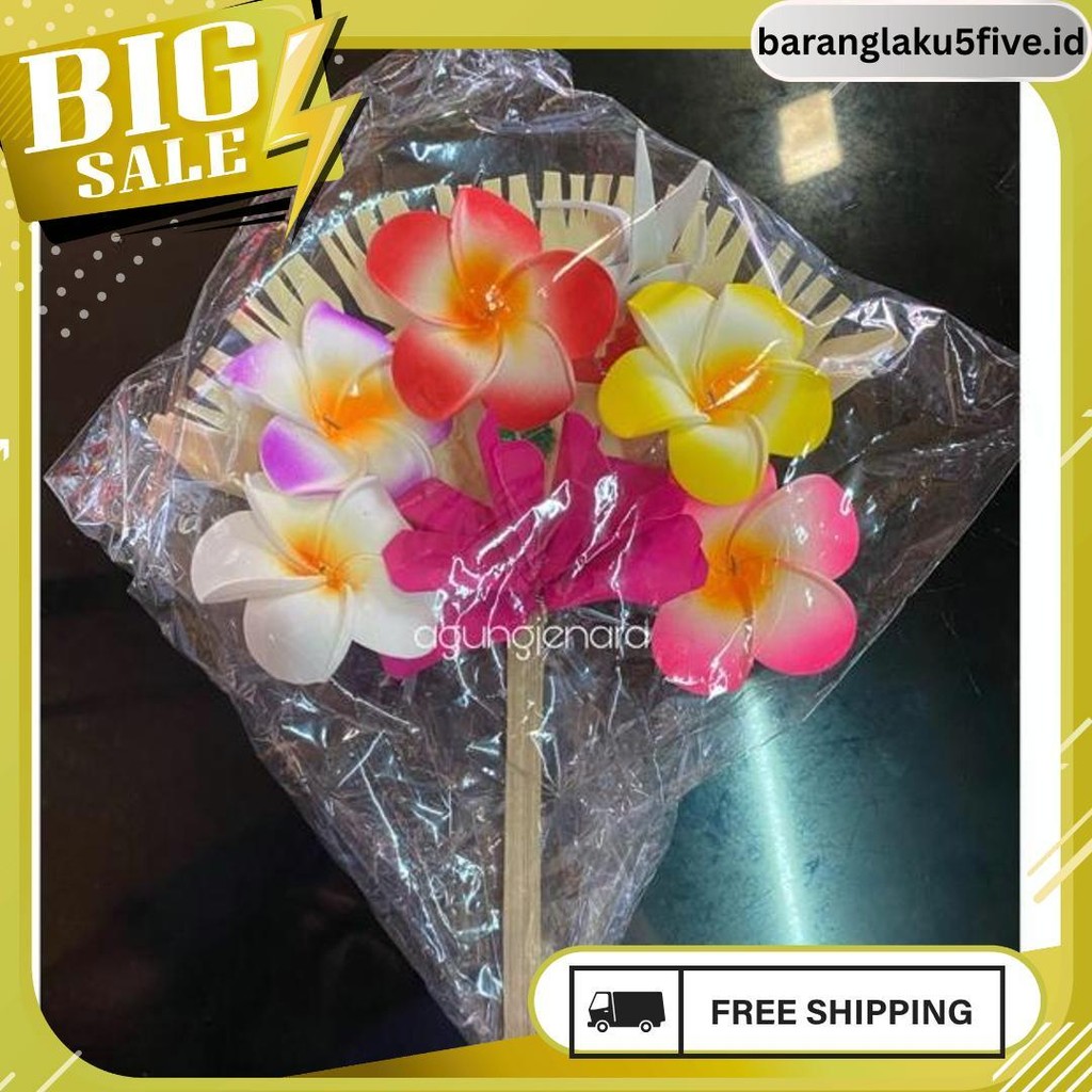Bunga Imitasi Kamboja /Bunga Kamboja Rias Daksina Bali Gratis Ongkir
