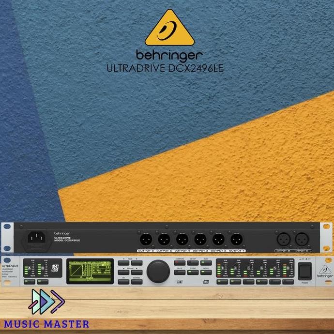 restock  Behringer DCX2496LE Loudspeaker Management System - DLMS - 2 Inputs