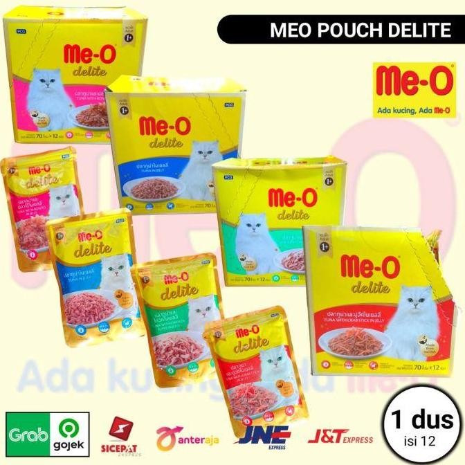 MEO delite pouch premium 70gr ( 1 DUS ISI 12 )