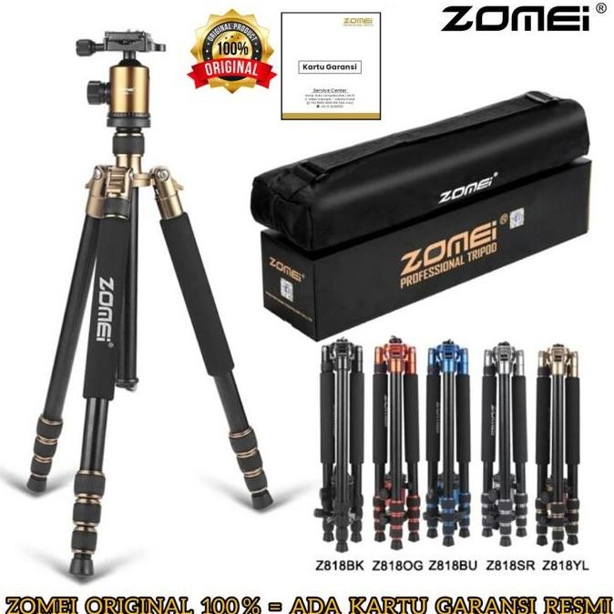 TERMURAH - Zomei Z818/Z888 Professional Tripod Monopod with Ball Head for Kamera