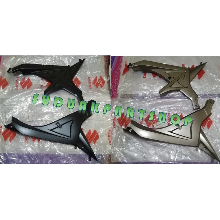 cover rangka frame cover suzuki gsx r150 silver hitam orinal sgp