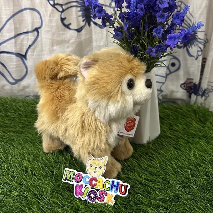 NEW Boneka anjing mini pomeranian / little pomeranian puppy doll READY