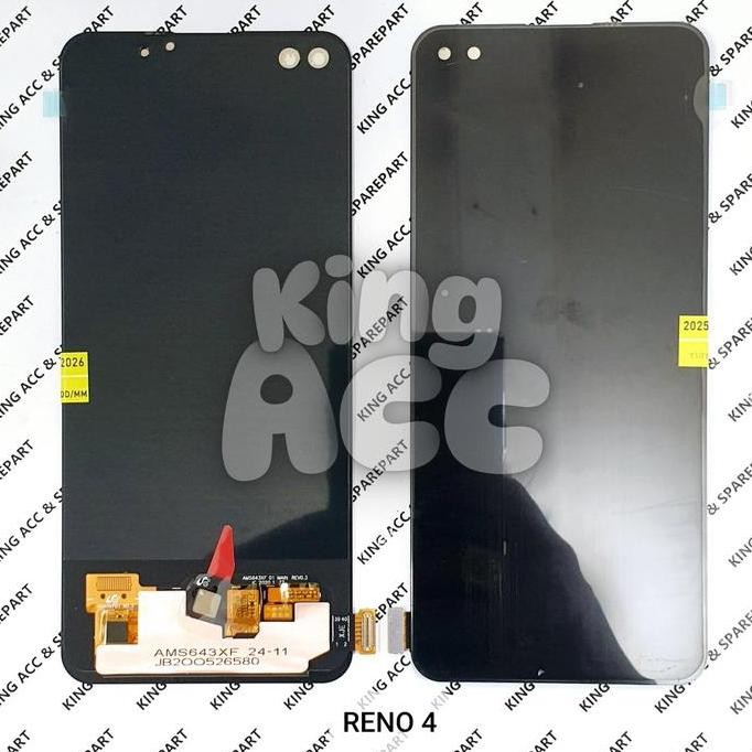 TERBARU - LCD TOUCHSCREEN OPPO RENO 4 4F CPH2209 FINGERPRINT FUNGSI ORIGINAL