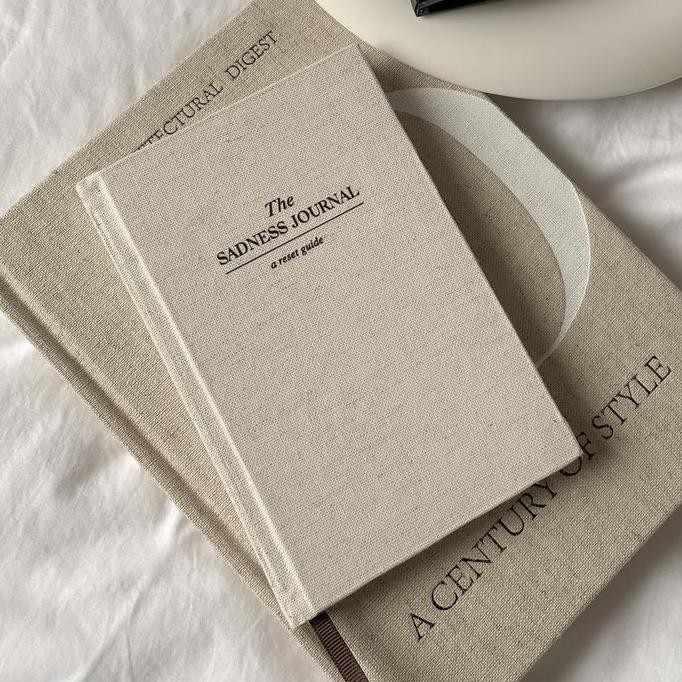 

READY The Sadness Journal / Linen Journal Notebook / 5 Minutes Journal NEW