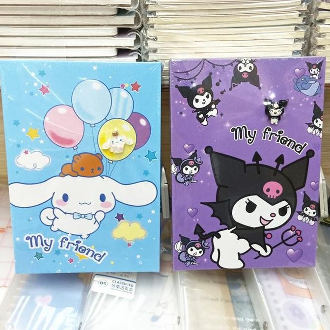 

READY BUKU DIARY HARDCOVER LOCK / KUNCI MOTIF SANRIO CINNAMMOROL KUROMI MY MELODY NOTEBOOK BISA UNTUK KADO ULANG TAHUN CATATAN HARIAN AGENDA Paper Stationery NEW