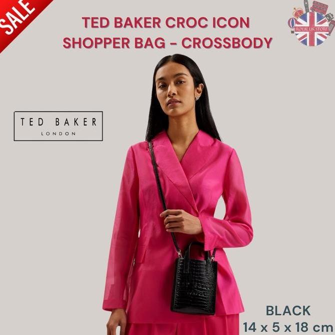 baru Ted Baker Croc Icon Tote Bag/Tas Wanita [100% Original Ted Baker UK]