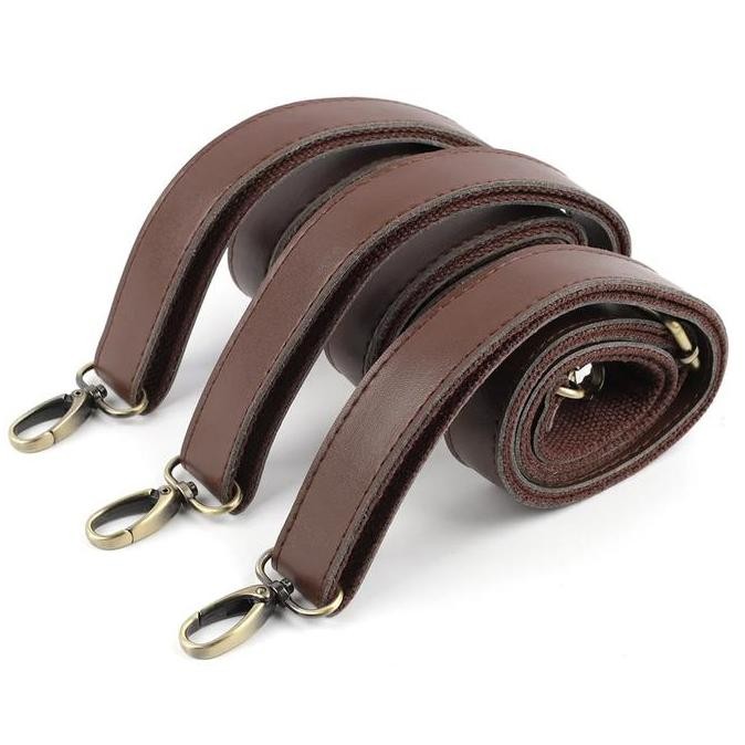 baru Strap Tas Tali Selempang Kulit Asli Sapi - Strap Bag Leather Premium - Tali Tas Slingbag Kulit