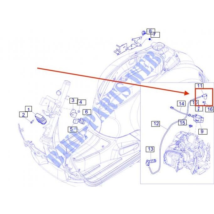 ready Ignition Coil / Koil Original RMS For Vespa ET4/Liberty/GTS/GT