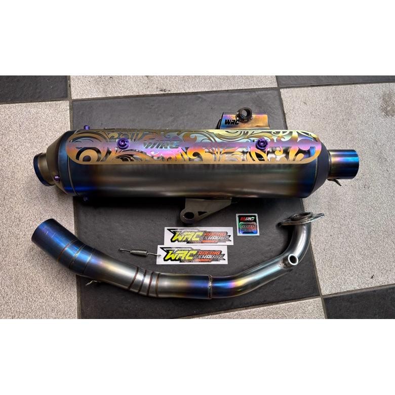 Premium WRC KNALPOT TYPE SS 02 FULL SUNBLUE KONDOMAN ALL MATIC FREE REQUEST 100% WRC ORIGINAL / FREE