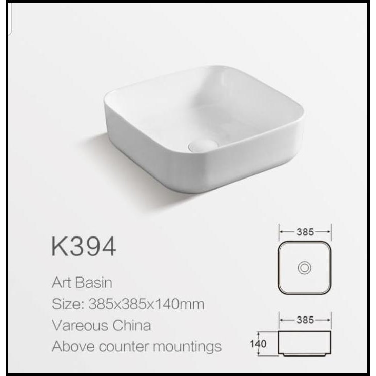 Wastafel meja Wikea K394