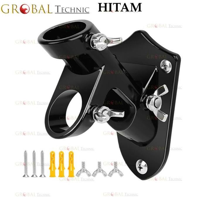 Flag Pole Holder Bracket Stainless / Dudukan Tiang Bendera Tembok