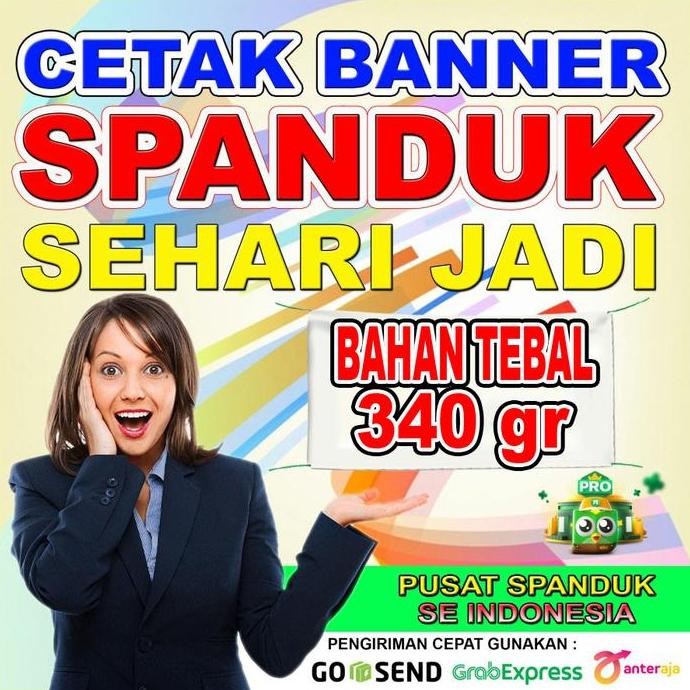 SPANDUK KILAT BAHAN TEBAL 340 GRAM
