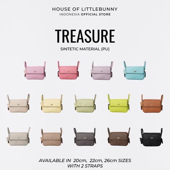 baru Tas LittleBunny - Treasure PU Bag Original | Tas Wanita | House Of LittleBunny