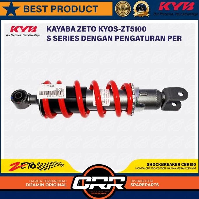 Shockbreaker Kayaba Zeto Honda CBR 150 CB150R ZT 5100 S Series 30 CM