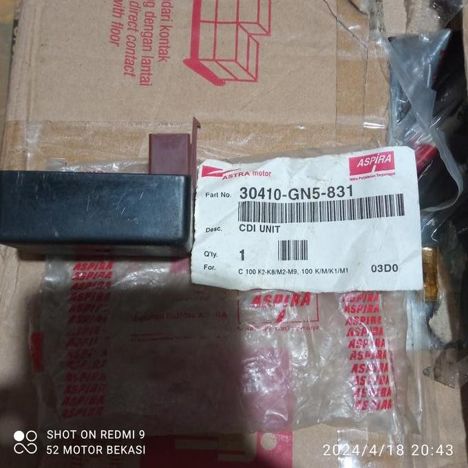 ready cdi GN5 astrea grand legenda supra 100 orignal aspira astra