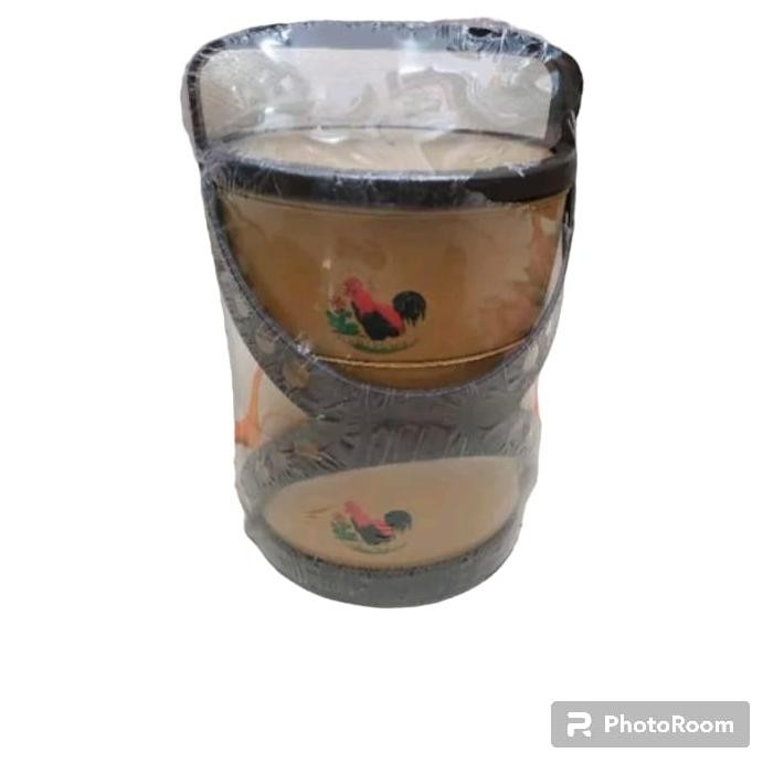 Rantang Ayam / Rantang Nasi / Rantang Plastik Ayam Susun 3 Stok