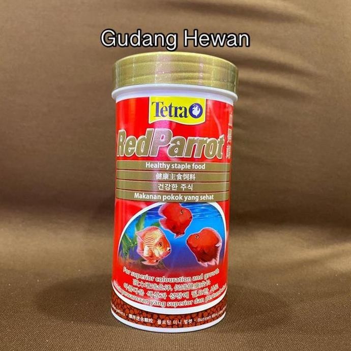 Murah TETRA RED PARROT 110 GRAM / MAKANAN IKAN PEROT / IMPORT JERMAN / PELET BUTIRAN MINI Ayo Order