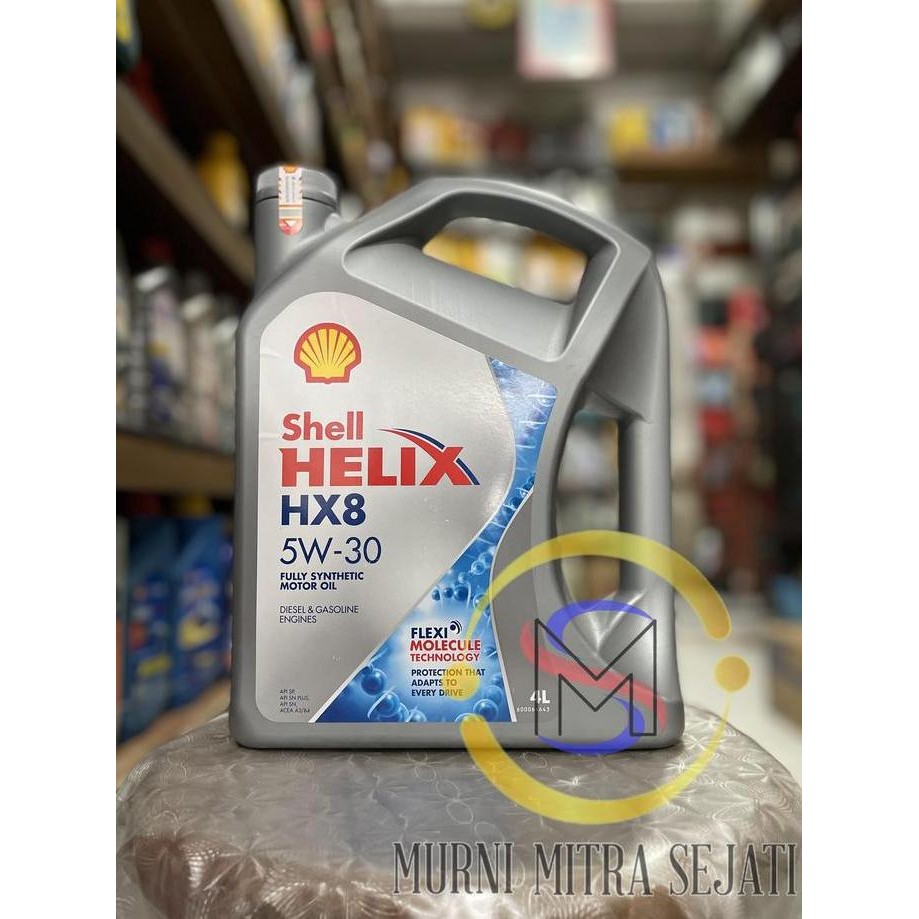 TERLARIS - Shell Helix HX8 SAE 5W-30 HX-8 5 W 5W30 Galon 4 L