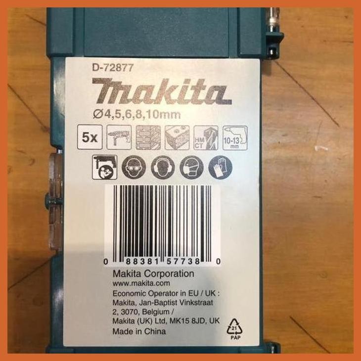 COD MATA BOR BETON SET MAKITA D-72877 ( PERTUKANGAN / POWER TOOLS )GOOD QUALITY