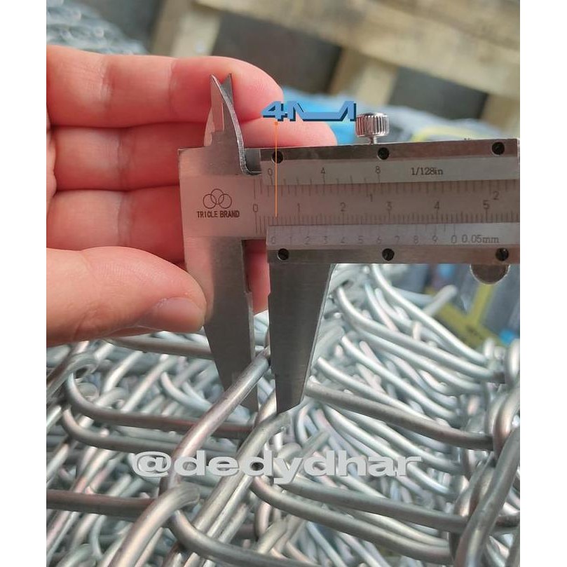 Kawat Harmonika / Kawat Pagar Galvanis BWG 10 & BWG 12 @25meter