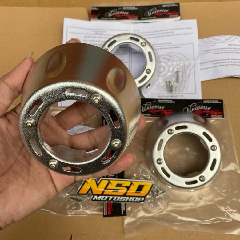 Premium End Muffler Knalpot Corong Knalpot Universal Vario Mio End Cup Knalpot Motor Universal
