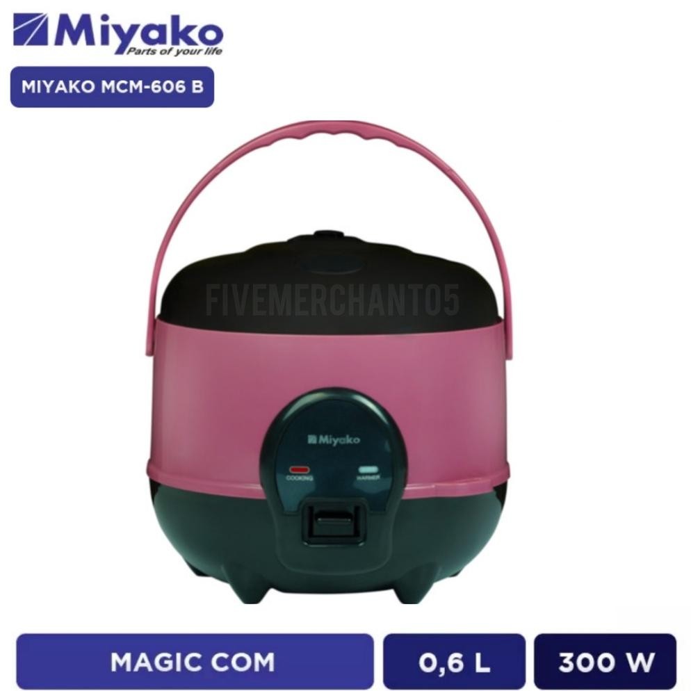 NEW Rice Cooker Miyako MCM 606 B SBC Magic Com Mini Miyako 606 SBC Nanoal Penanak Nasi Miyako Rice C