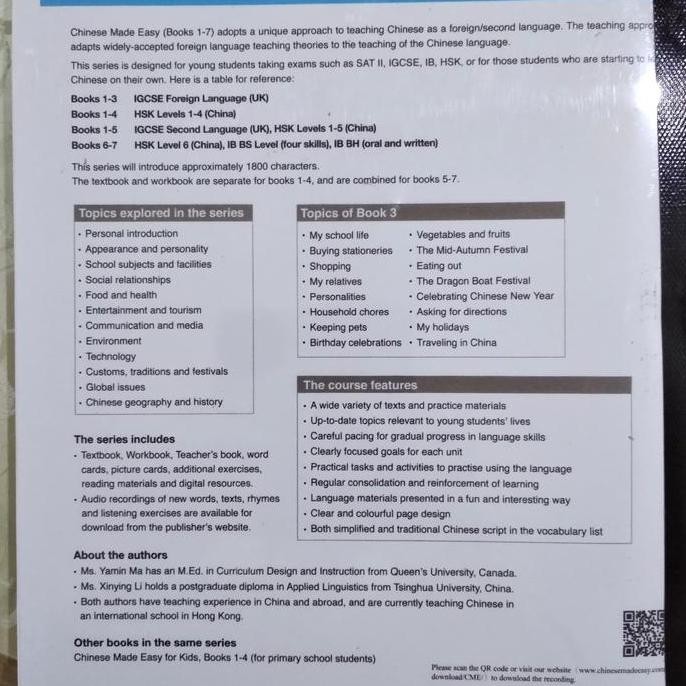 Terlaris Chinese Made Easy 3 Work Book