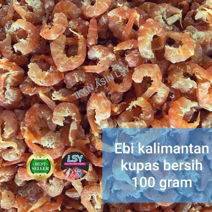 

Ebi Daging Kalimantan Kupas Bersih ( Premium ) 100Gram