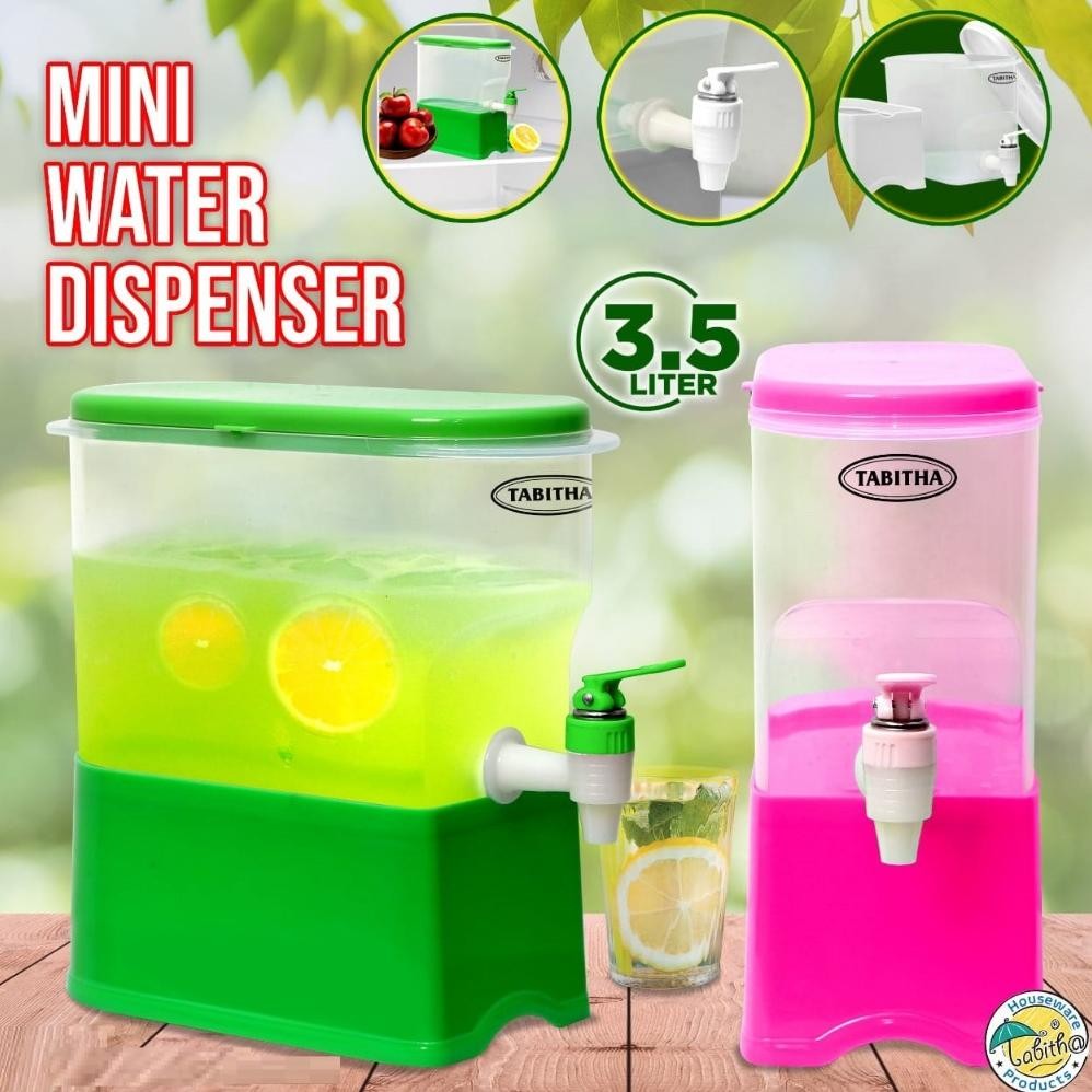 DISPENSER KULKAS 3,5L MINI WATER DISPENSER TABITHA DISPENSER AIR PANAS DAN DINGIN WADAH ES BUAH