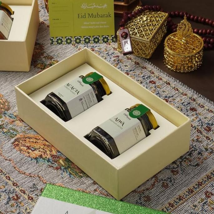 

JEDDAH Hampers Lebaran Gift Parcel Ramadhan Parsel Hadiah Ramadan Idul Fitri Madu Sambal Bumbu Selai By Chef Ivan alu