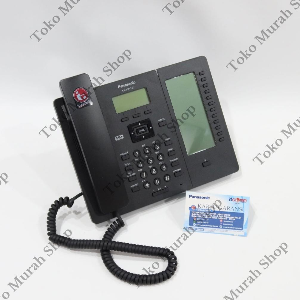 Telpon IP Panasonic KX-HDV230X IP Phone Panasonic KX-HDV230 Hitam