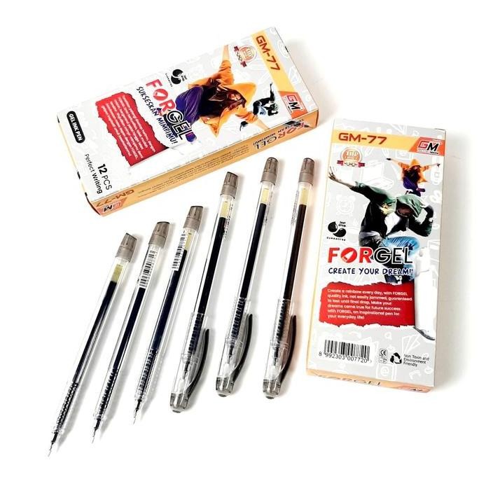 

Up Harga Grosir 1Kotak/12Pcs Pulpen Forgel 0.5Mm Gm-77 Gadjah Mada