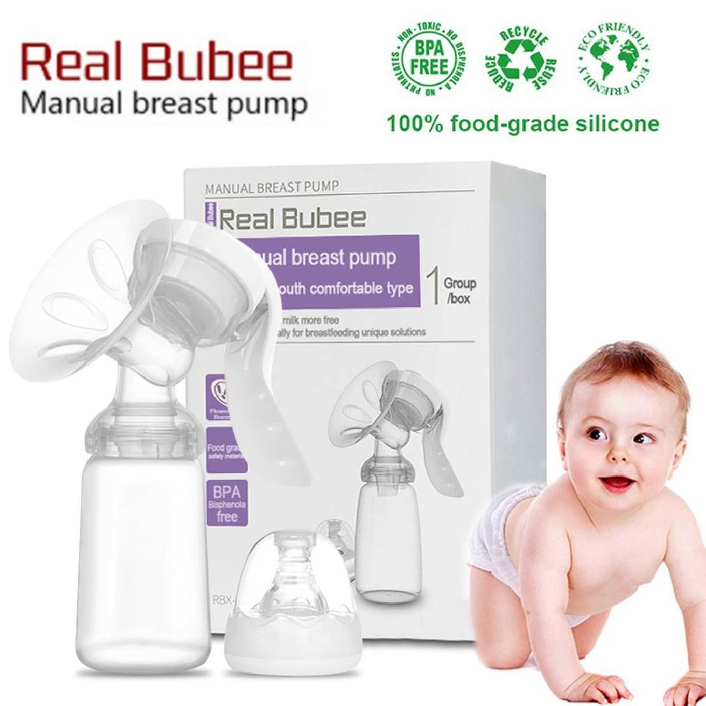 Pompa asi manual berkualitas BPA Free Manual Breast Pump Pompa Asi Real Bubee pompa ibu Pompa Asi Ma