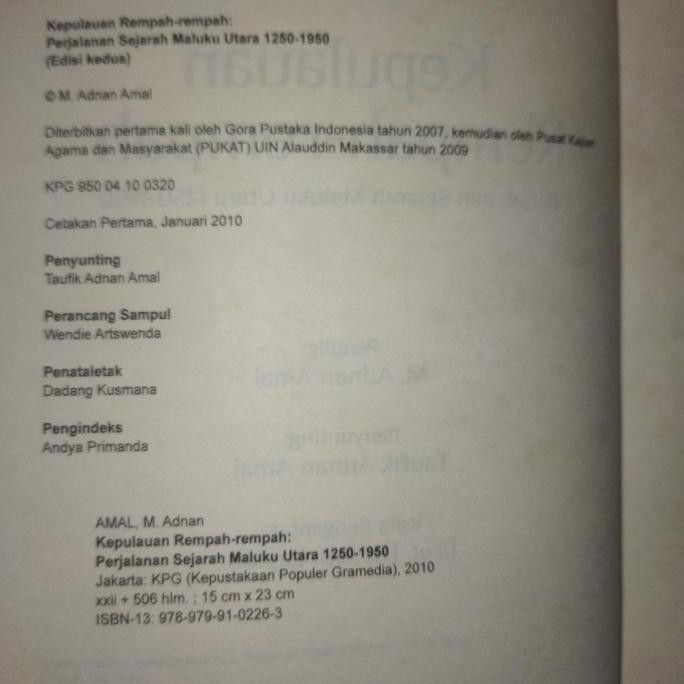 PROMO Kepulauan Rempah-Rempah - M. ADNAN AMAL