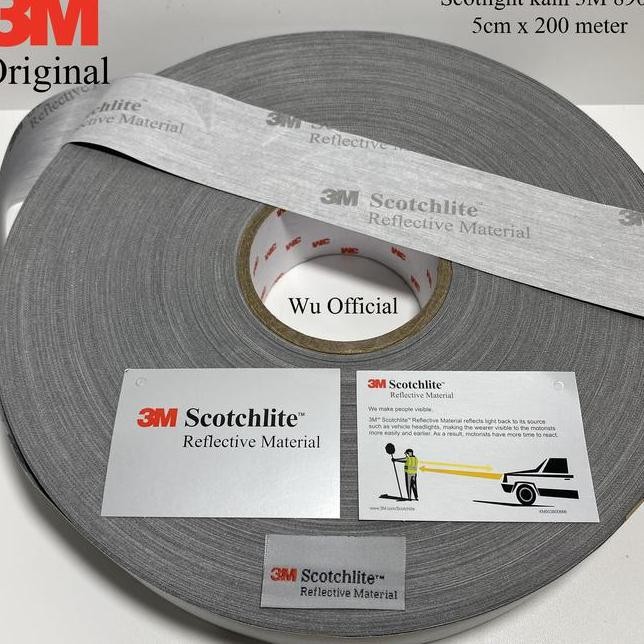 

Reflective Scotlite Scotlht Kain Tape 3M 8906 Lebar 5Cm X 200