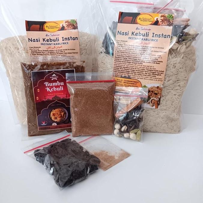 

BUMBU MELIMPAH! Paket Beras basmati 1 kg dan bumbu nasi kebuli komplit GS