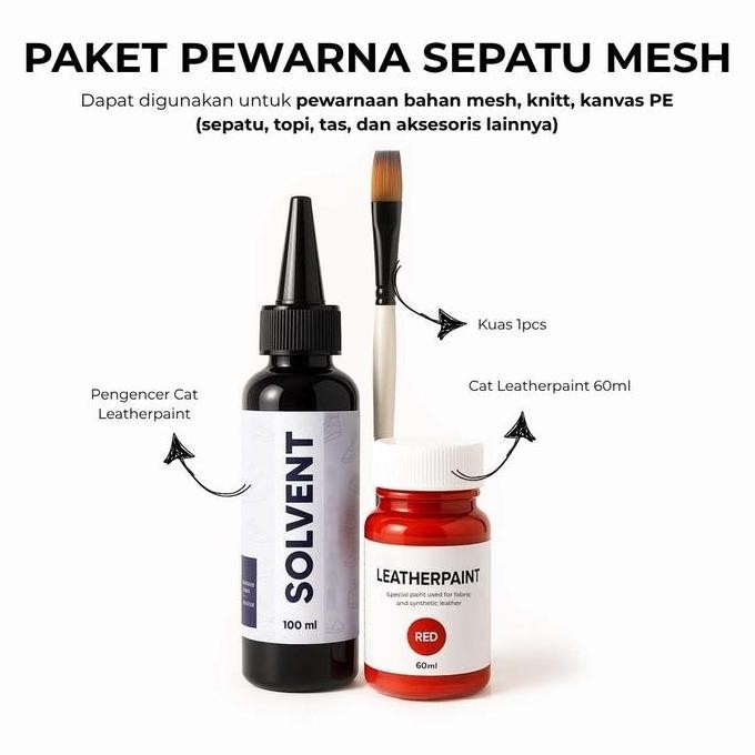 Paket Repaint Sepatu & Perawatan Sepatu Lengkap | Merek Ksj