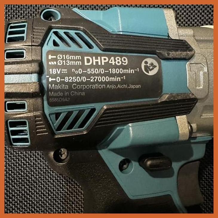 READY MESIN BOR CORDLESS MAKITA DHP489Z/ UNIT ONLY ( PERTUKANGAN / POWER TOOLS )PACKING AMAN