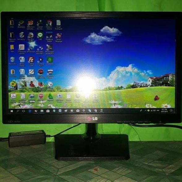 NEW LED MONITOR KOMPUTER PC LG 19INCH WIDE 19EN33 ORI