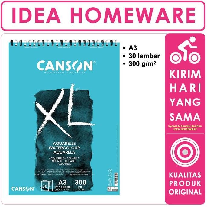 

Canson Xl Aquarelle A3 - Kertas Cat Air Cold Pressed 400039171