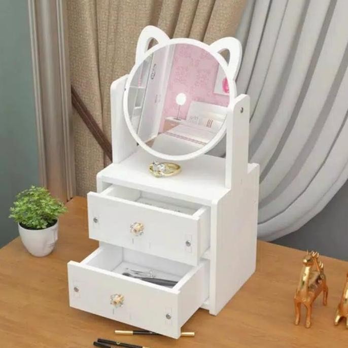 Tempat make up / Kaca kecantikan / Rak serbaguna