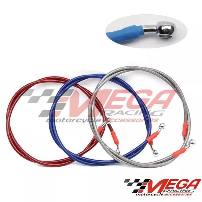 Original Selang Rem Depan & Belakang Variasi Carbon Warna Model Tdr 60Cm 100Cm 130Cm Universal Motor