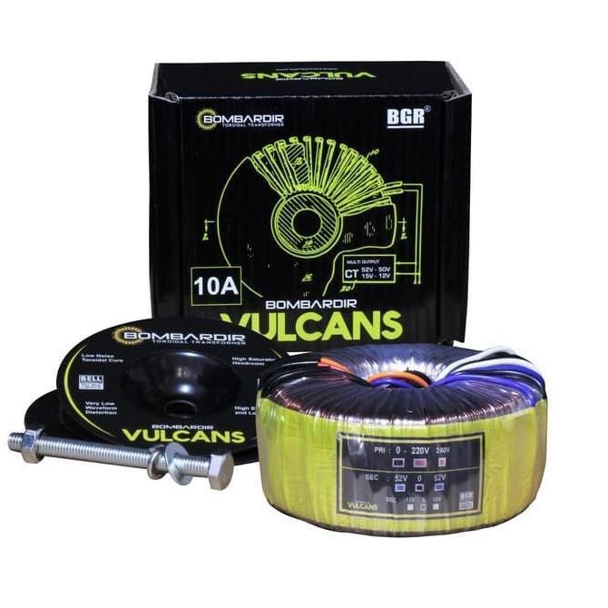 NEW TRAFO DONAT 10A 52V CT VULCANS BOMBARDIR TRAVO TOROID 10 AMPER CT 52 V