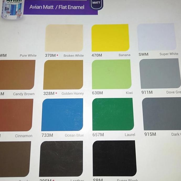 Avian Cat Kayu Besi 915M Dark Grey Abu Tua Doff 0.9Liter