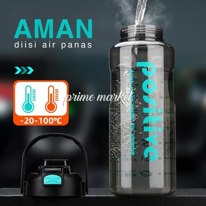 Botol Minum Sedotan 3 Liter Botol Minum 2 Liter Aestetic  8026/8025