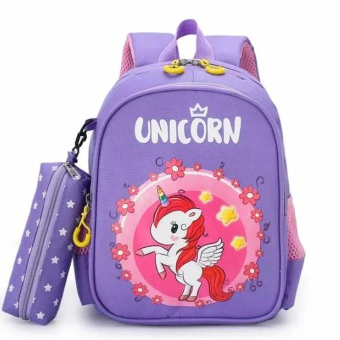 

Diskon Tas Ransel Anak Perempuan Motif Unicorn Bonus 3In1 Botol Minum Dan Atk - Fashion