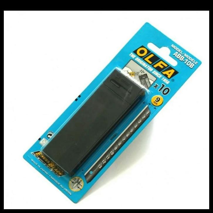 

GRATIS ONGKIR OLFA REFILL BLADE ABB-10B 9MM ULTRA SHARP BLACK BLADE CUTTER 10 PCS !!