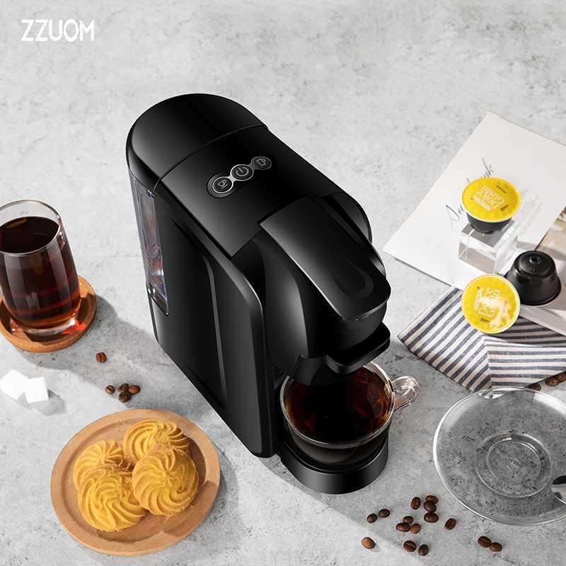 ZZUOM Mesin Kopi Espresso 3 in 1 Coffee Maker 19 Bar 1450W 600ml ST511 Mesin Ekspreso Kopi Kapsul Lo